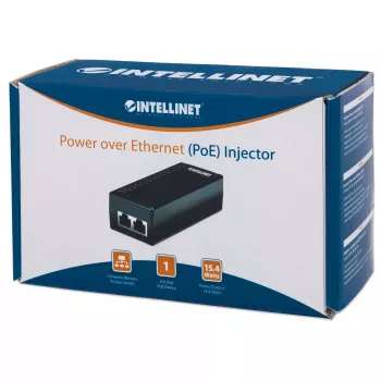 Intellinet Iniettore Power over Ethernet (PoE), 1 porta, 48 V DC, compatibile IEEE 802.3af