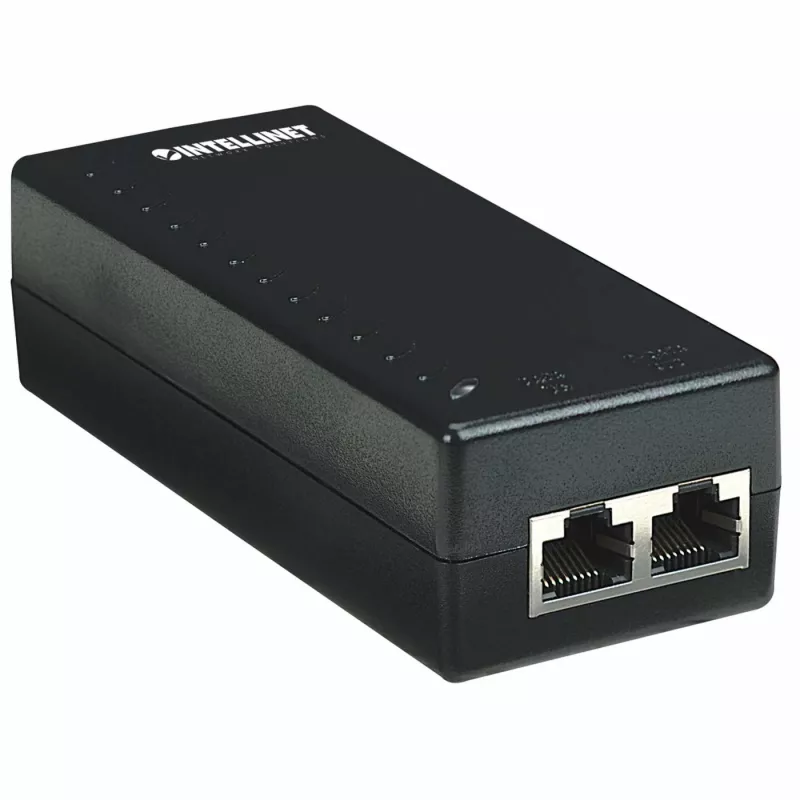 Intellinet Iniettore Power over Ethernet (PoE), 1 porta, 48 V DC, compatibile IEEE 802.3af