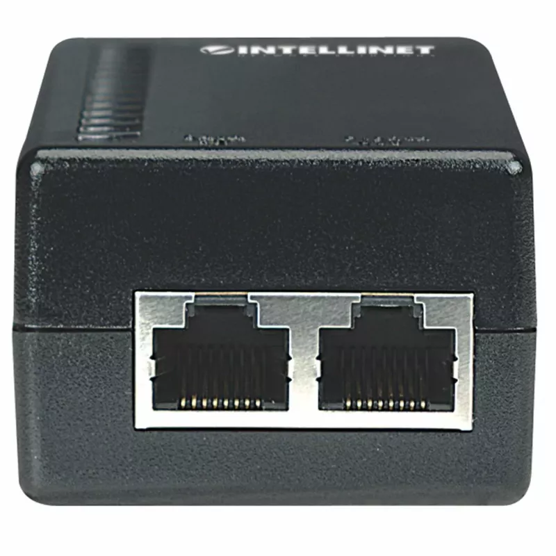 Intellinet Iniettore Power over Ethernet (PoE), 1 porta, 48 V DC, compatibile IEEE 802.3af