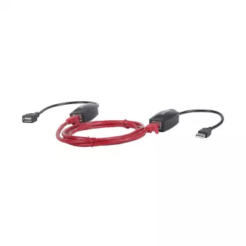 Manhattan Extender di linea USB-A, per l'uso con cavo di rete RJ45 (non incluso), estende i dispositivi USB fino a 60 m, alimentazione bus, compatibile con cavi di rete Cat5e/Cat6/Cat6A RJ45, nero, garanzia tre anni