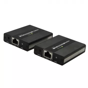 Techly IDATA EXT-E71 Extender AV trasmettitore e ricevitore AV nero