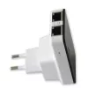 Techly I-WL-REPEATER2 (301078) mini router wireless / ripetitore 300N da presa, Wi-Fi 4 (802.11n), 2,4 GHz, 300 Mbps