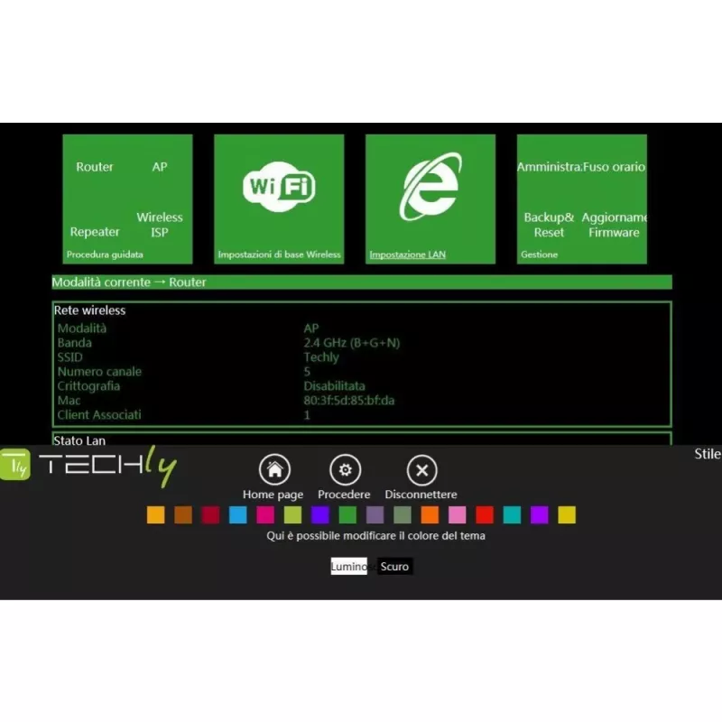 Techly I-WL-REPEATER2 (301078) mini router wireless / ripetitore 300N da presa, Wi-Fi 4 (802.11n), 2,4 GHz, 300 Mbps