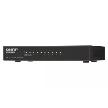 QNAP QSW-1108-8T-R2 Switch di rete unmanaged 2.5G Ethernet (100/1000/2500) desktop nero