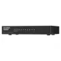 QNAP QSW-1108-8T-R2 switch di rete unmanaged, 8x 2,5GbE RJ45 (10/100/1000/2500 Mbps), da scrivania, senza ventola, nero-grigio