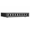QNAP QSW-1108-8T-R2 switch di rete unmanaged, 8x 2,5GbE RJ45 (10/100/1000/2500 Mbps), da scrivania, senza ventola, nero-grigio