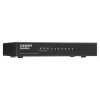 QNAP QSW-1108-8T-R2 switch di rete unmanaged, 8x 2,5GbE RJ45 (10/100/1000/2500 Mbps), da scrivania, senza ventola, nero-grigio