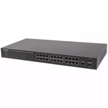 Switch managed Intellinet 24 porte Gigabit Ethernet PoE+