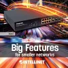 Switch managed Intellinet 8 porte Gigabit Ethernet PoE+ con 2 porte SFP