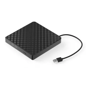 Unità ottica DVD esterna KRUX KRX0071 USB 3.0 portatile — DVD±RW, alimentata via USB