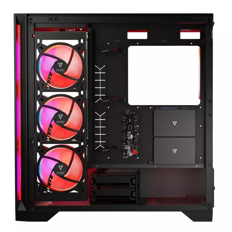 Case Modecom Volcano Expanse S Apex ARGB Midi, nero