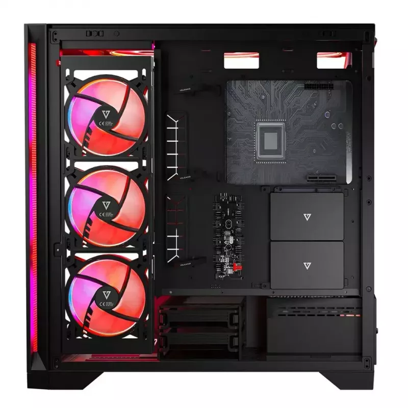 Case Modecom Volcano Expanse S Apex ARGB Midi, nero