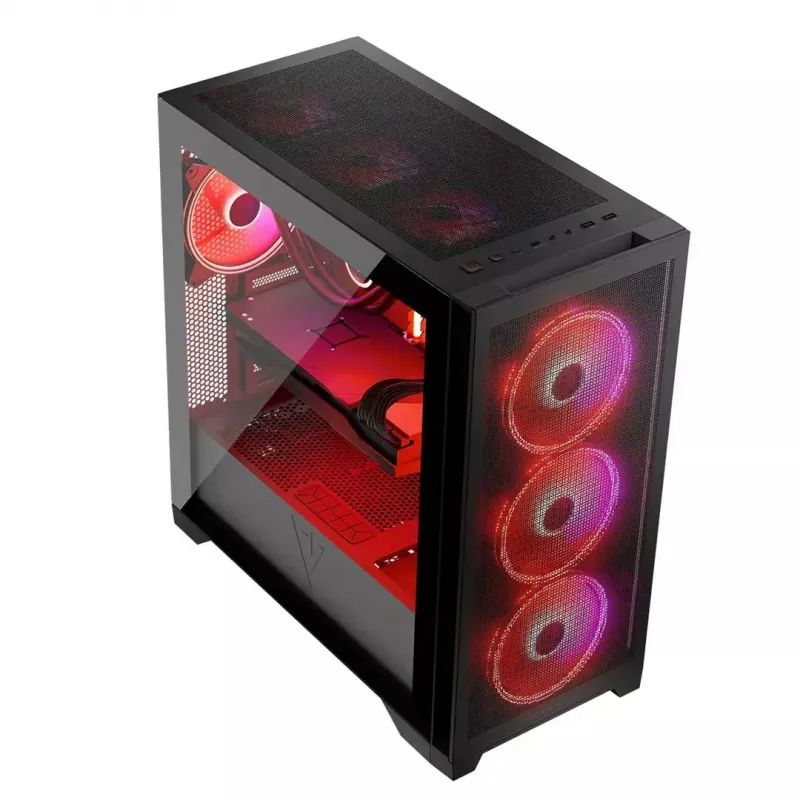 Case Modecom Volcano Expanse S Apex ARGB Midi, nero