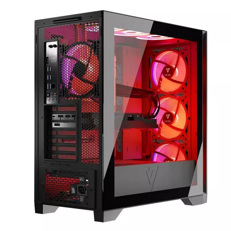 Case Modecom Volcano Expanse S Apex ARGB Midi, nero