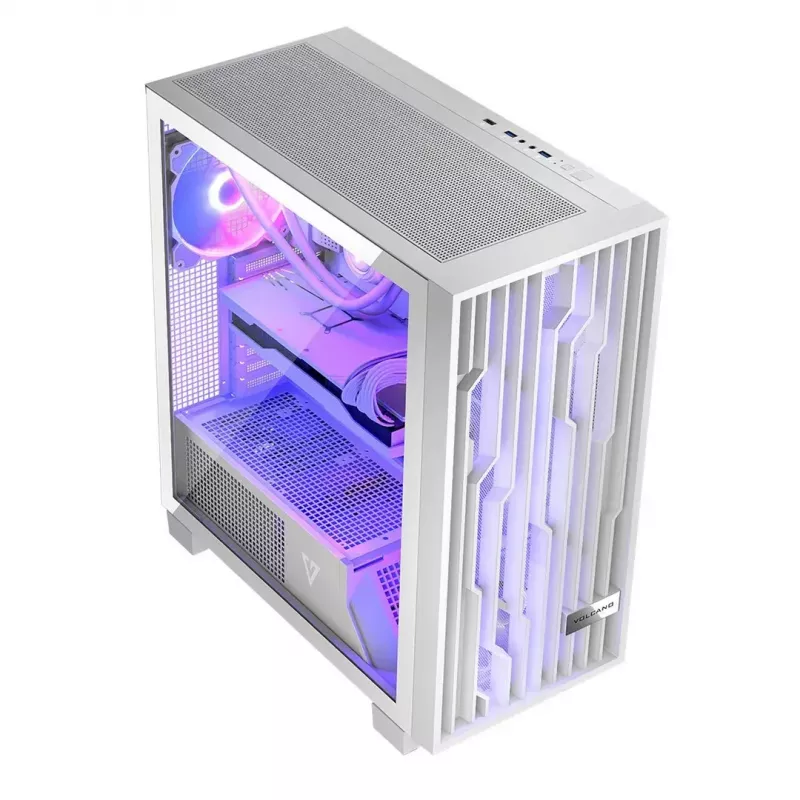 Modecom Volcano Perun Apex ARGB case Midi, bianco