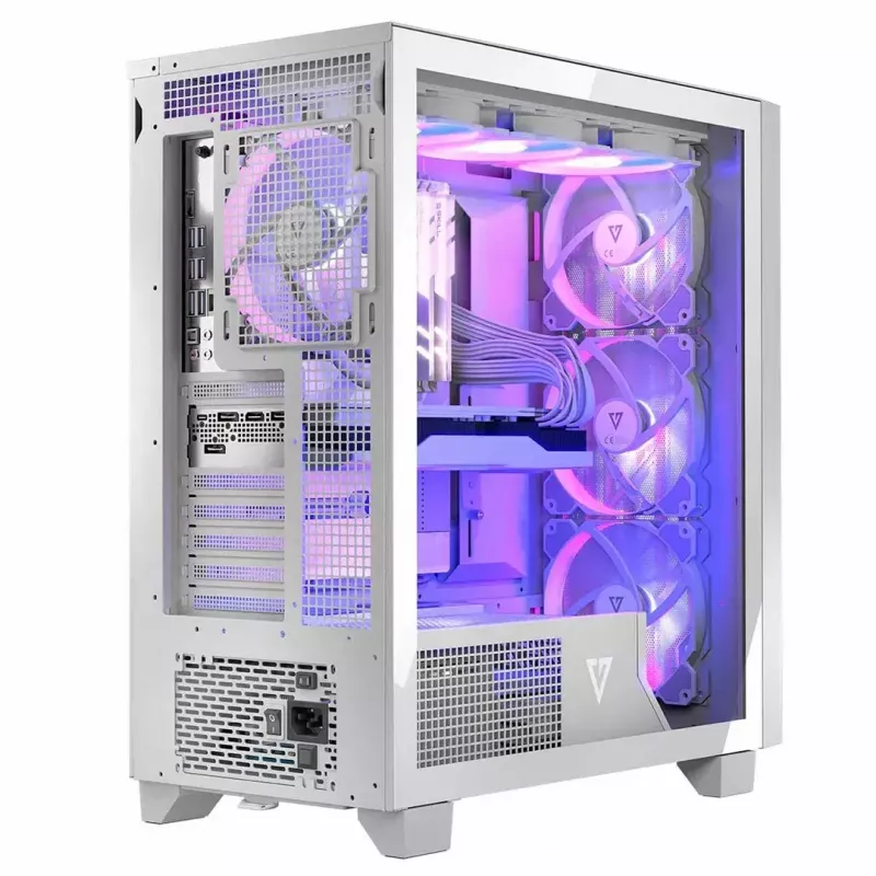 Modecom Volcano Perun Apex ARGB case Midi, bianco