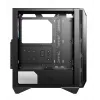 MSI MPG GUNGNIR 110R Case per computer gaming Mid Tower nero, USB 3.2 Gen2 Type C, 4x ventola ARGB 120mm, Mystic Light Sync, scheda di controllo ARGB da 1 a 6, 2x pannelli in vetro temperato, ATX, mATX, mini-ITX