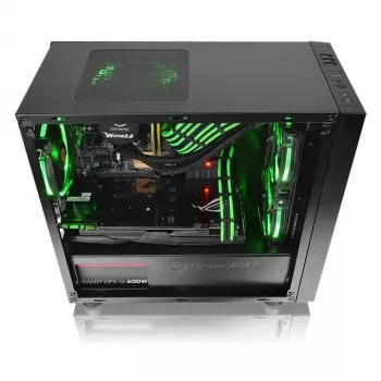 Case PC Thermaltake Versa H17 Window Micro Tower nero