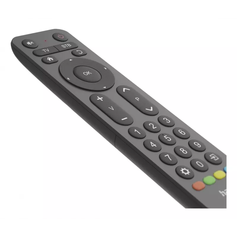 Hama 00221056 telecomando universale per TV 2in1, IR, tasti grandi, programmabile, nero