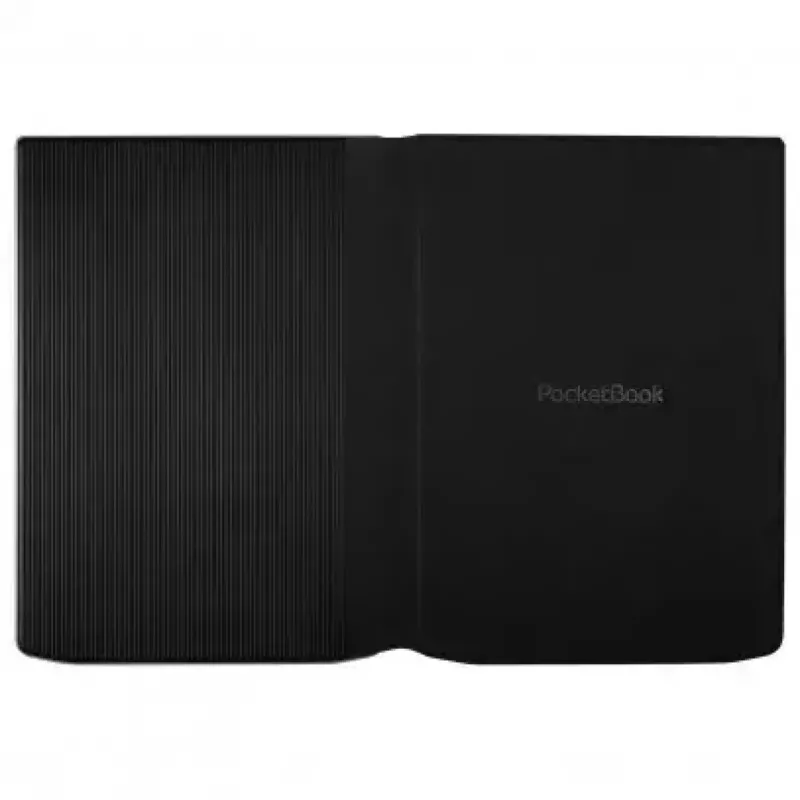 Flip case per e-book reader PocketBook da 7,8 pollici – HN-FP-PU-743G-RB-WW, chiusura magnetica, nero