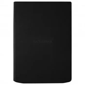 Flip case per e-book reader PocketBook da 7,8 pollici – HN-FP-PU-743G-RB-WW, chiusura magnetica, nero