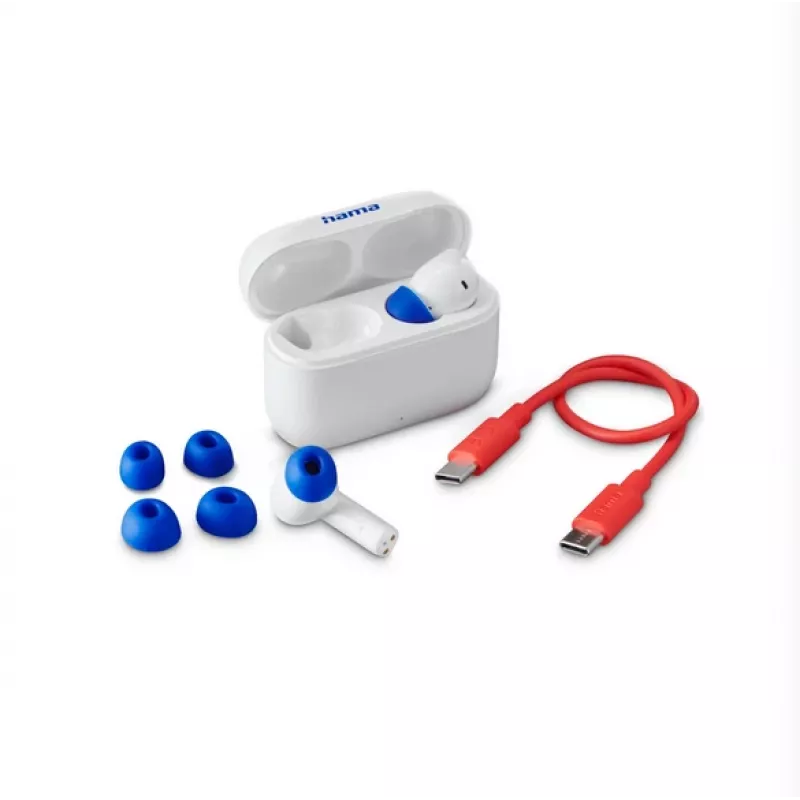 Auricolari True Wireless Hama Passion Clear II con ANC, bianco (00184179)