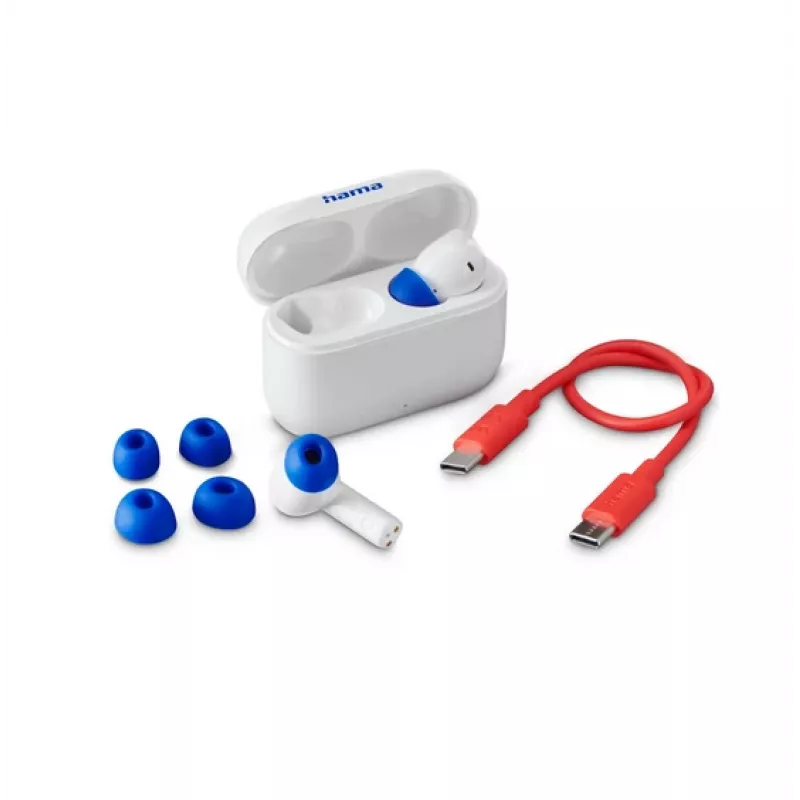 Auricolari True Wireless Hama Passion Clear II con ANC, bianco (00184179)