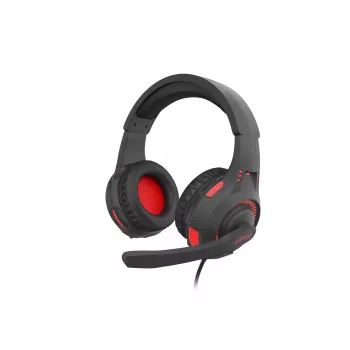 GENESIS Radon 210 headset gaming con filo con archetto USB Type-A nero, rosso