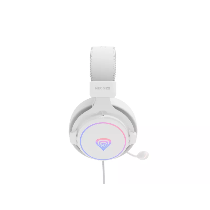 GENESIS Neon 764 headset gaming con filo con archetto USB Type-A bianco