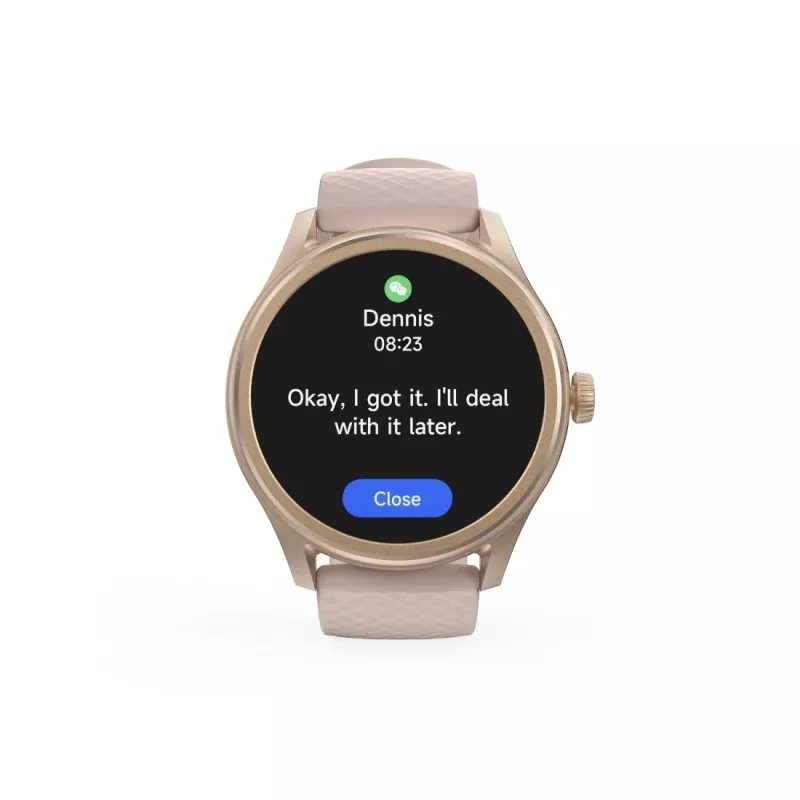 Hama Smartwatch 5010, monitoraggio del sonno, rotondo, impermeabile, 1,38 inch , rosa (00178616)