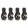 Switch KVM Manhattan 4 porte 4K@30Hz USB-A audio mic