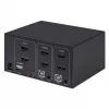 Switch KVM Manhattan 2 porte 4K HDMI USB audio controllo di 2 computer