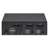 Switch KVM Manhattan 153546, 2 porte DisplayPort/USB 2.0, 4K@60Hz, audio, 2 cavi da 1,8 m