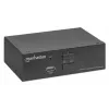 Switch KVM Manhattan 153546, 2 porte DisplayPort/USB 2.0, 4K@60Hz, audio, 2 cavi da 1,8 m