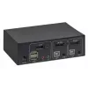 Switch KVM Manhattan 153546, 2 porte DisplayPort/USB 2.0, 4K@60Hz, audio, 2 cavi da 1,8 m