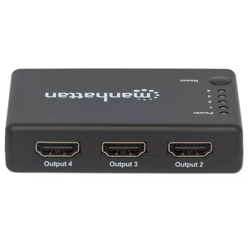 Splitter HDMI Manhattan 4 porte compatto