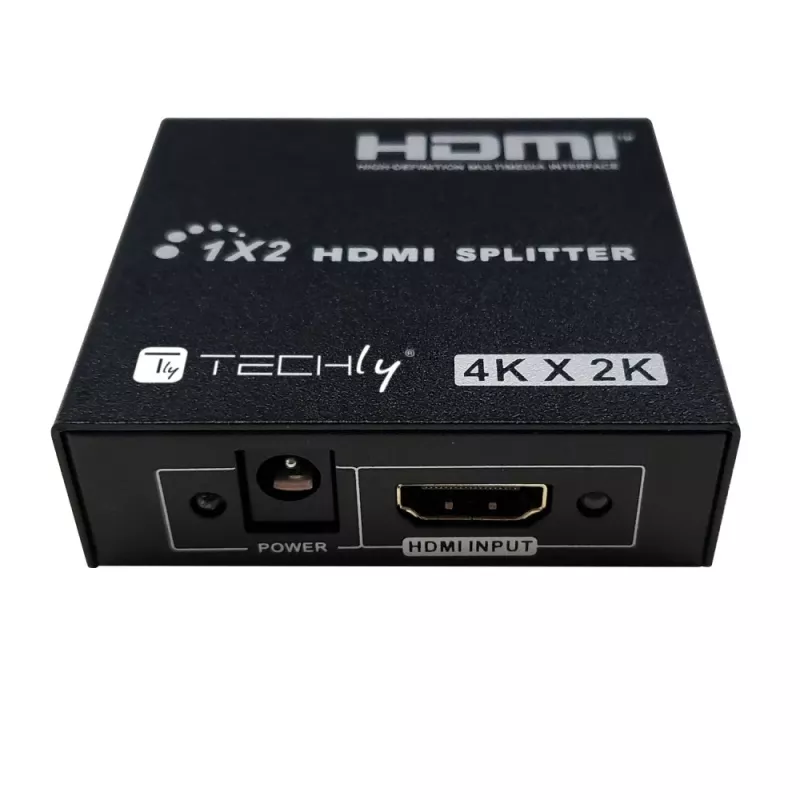 Splitter video Techly IDATA HDMI-4K230 2x HDMI 3840x2160 nero