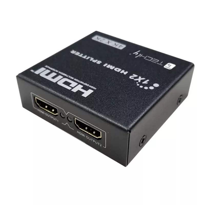 Splitter video Techly IDATA HDMI-4K230 2x HDMI 3840x2160 nero
