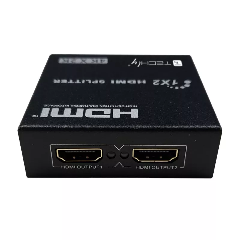 Splitter video Techly IDATA HDMI-4K230 2x HDMI 3840x2160 nero