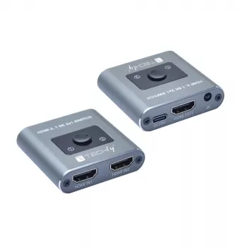 Switch video Techly IDATA HDMI-2128KT HDMI 60Hz 2m 5V 1A