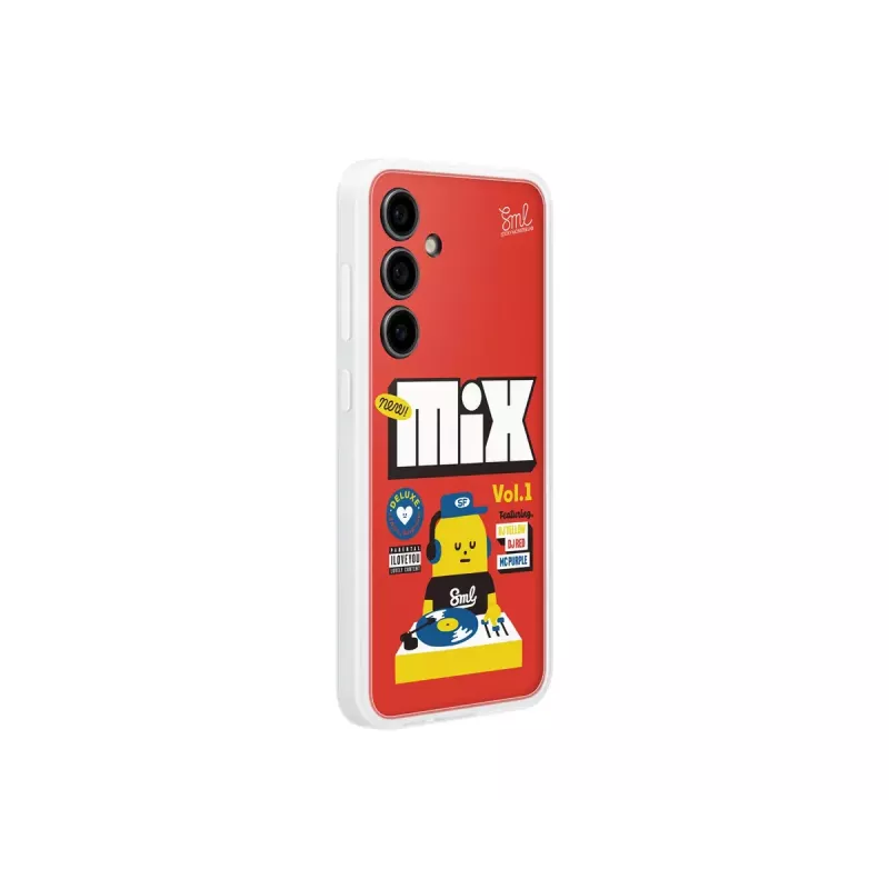 Cover Samsung Sticky Monster Lab Flipsuit Case per S24 FE rosso