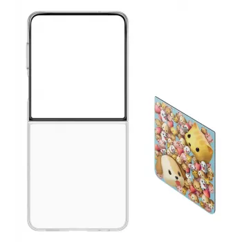 Cover Samsung Galaxy Z Flip7 trasparente monocromatico