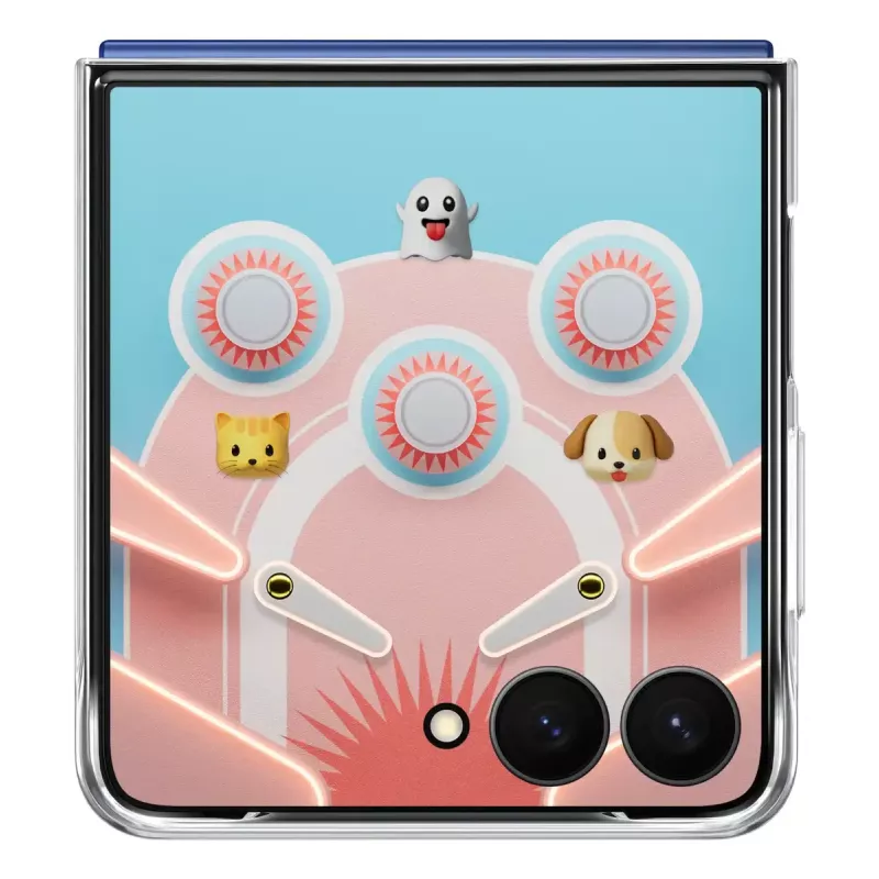Cover Samsung Galaxy Z Flip7 trasparente monocromatico