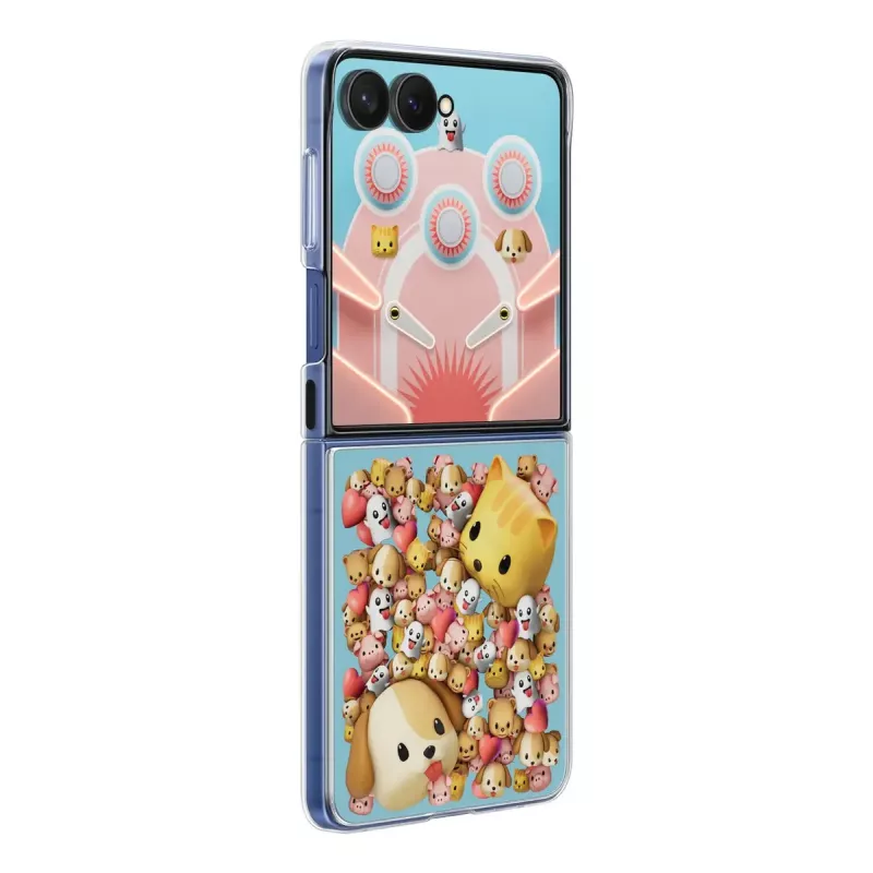 Cover Samsung Galaxy Z Flip7 trasparente monocromatico
