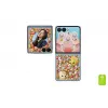 Cover Samsung Galaxy Z Flip7 trasparente monocromatico