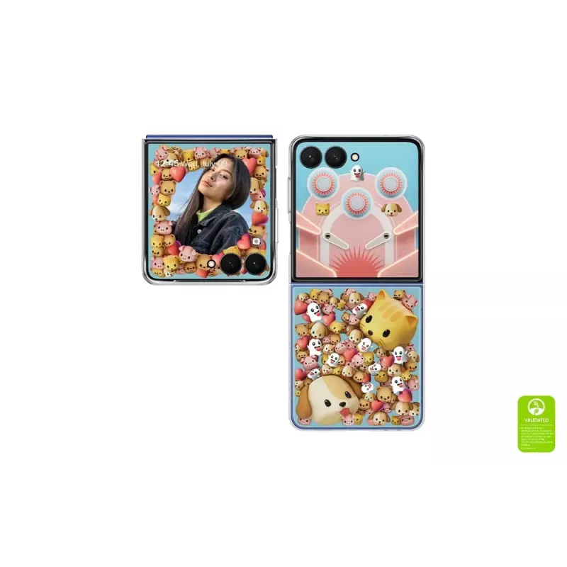 Cover Samsung Galaxy Z Flip7 trasparente monocromatico