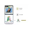 Cover Samsung Galaxy Z Flip7 trasparente monocromatico