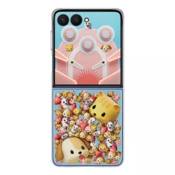 Cover Samsung Galaxy Z Flip7 trasparente monocromatico