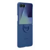 Samsung EF-PF766TNEGWW custodia in silicone con anello per Galaxy Z Flip7, blu