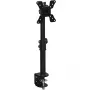 Techly ICA-LCD 500BK supporto da scrivania per monitor 13–30 pollici (76,2 cm), fino a 15 kg, VESA 75x75/100x100, nero